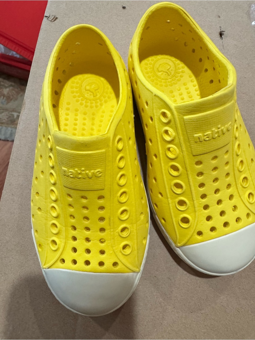 Native Kids Shoes - Jefferson Yellow Sz C8